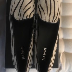 Jon Josef Women’s Size 9 zebra print flats shoes